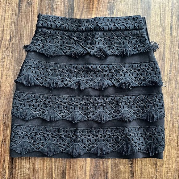 Maje black mini skirt - Picture 1 of 5